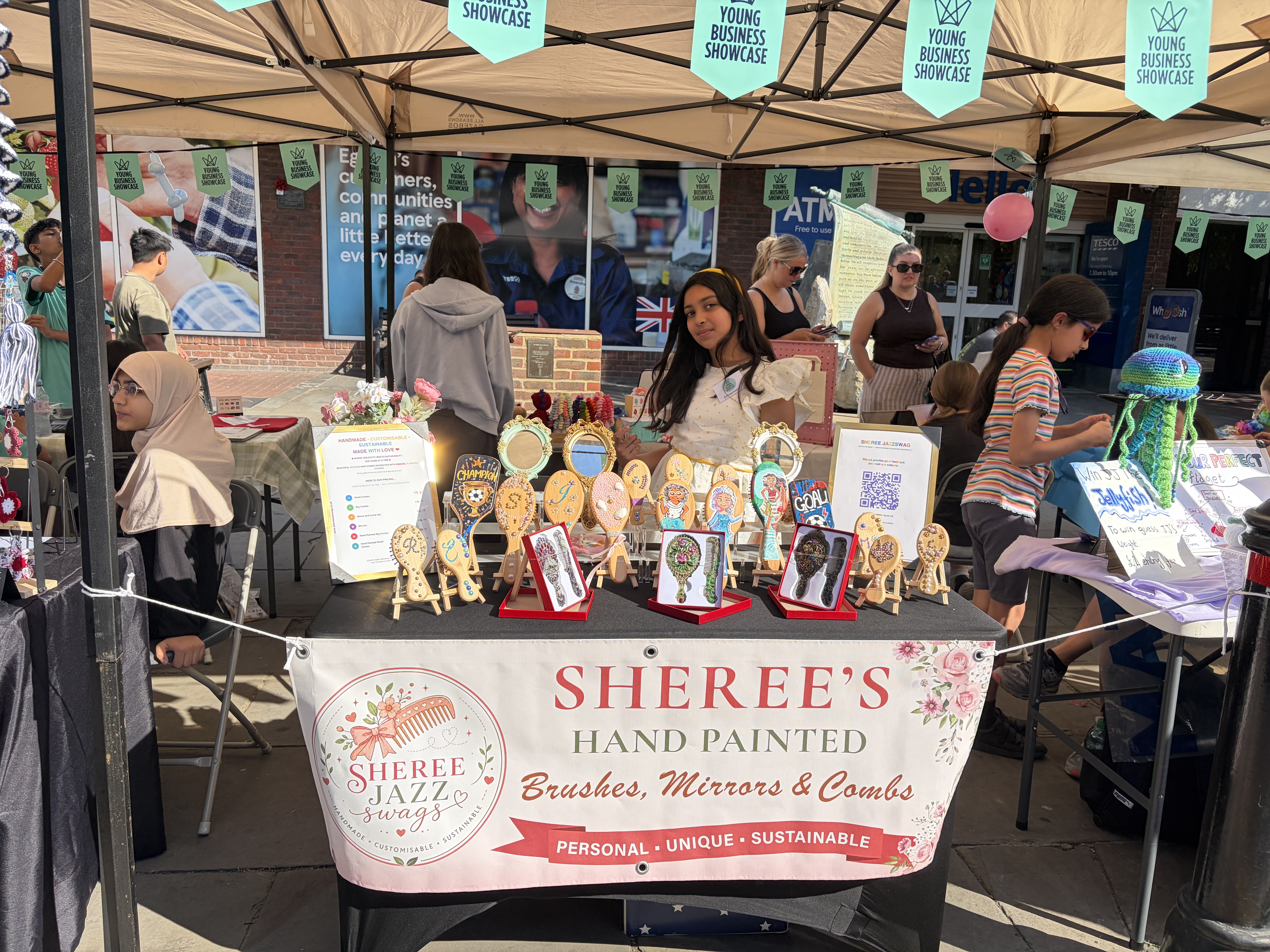 Sheree at Egham Young Business Fair