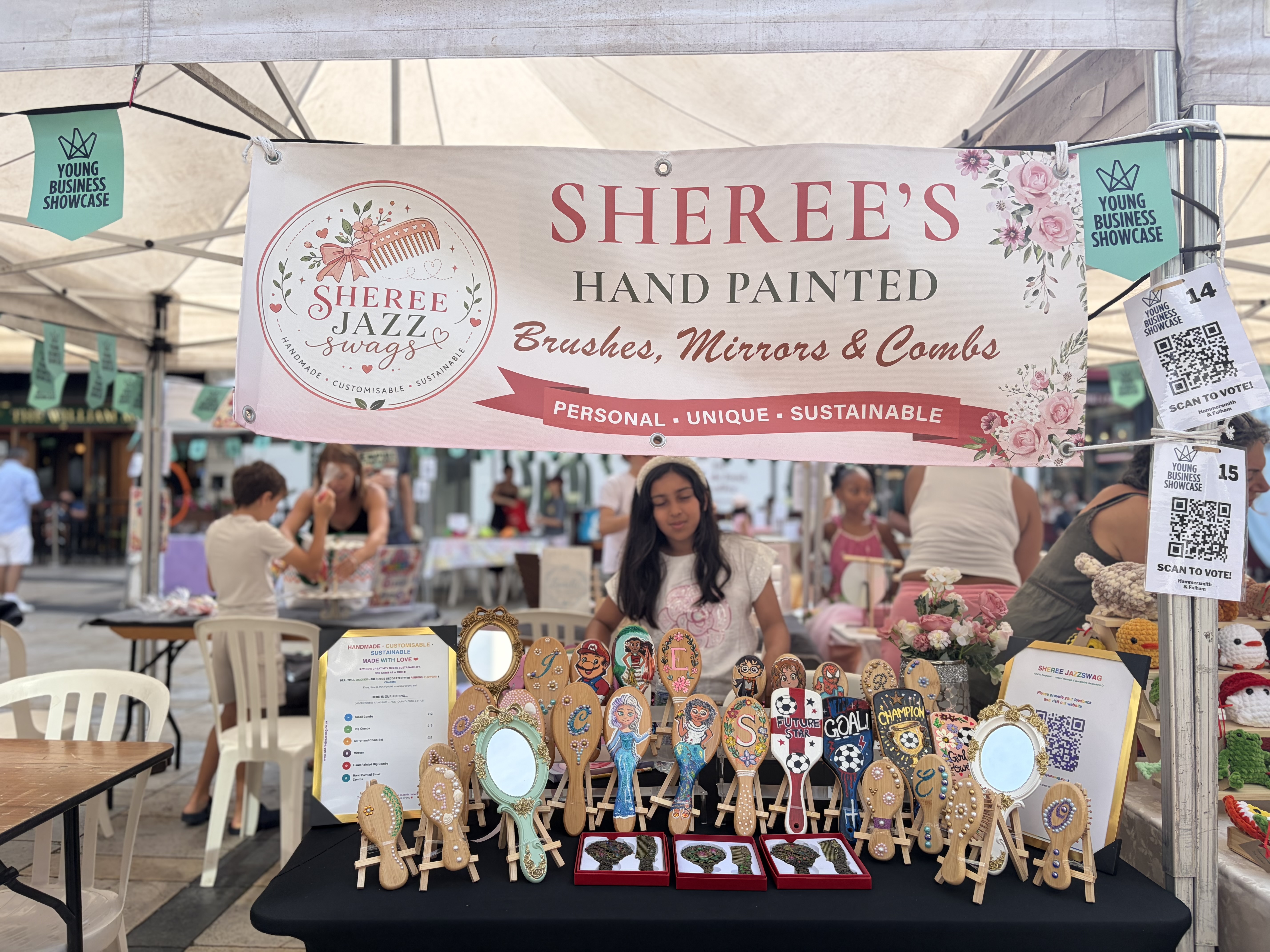 Sheree's shop at Hammersmith fair