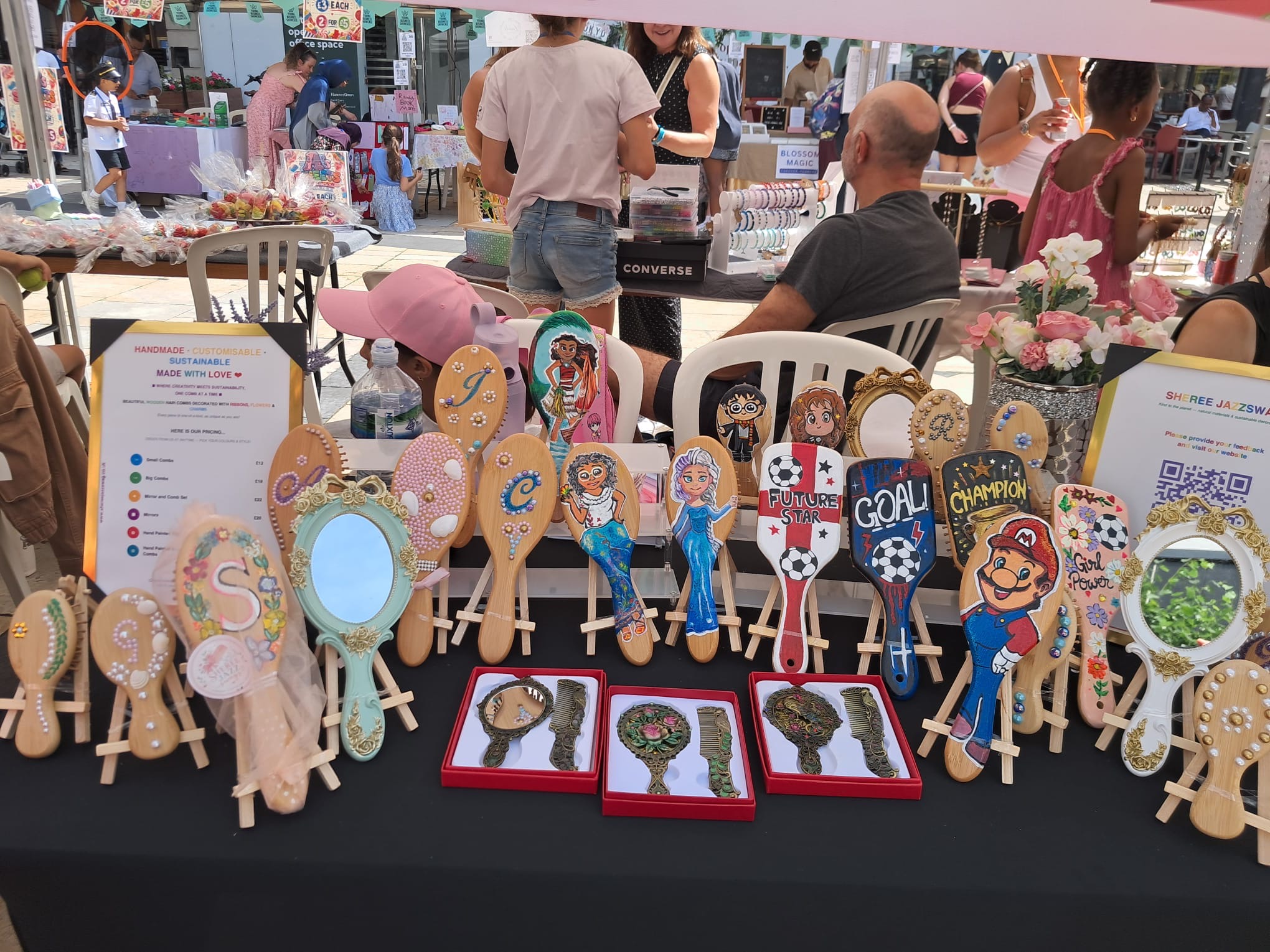 Product inventory at the fair