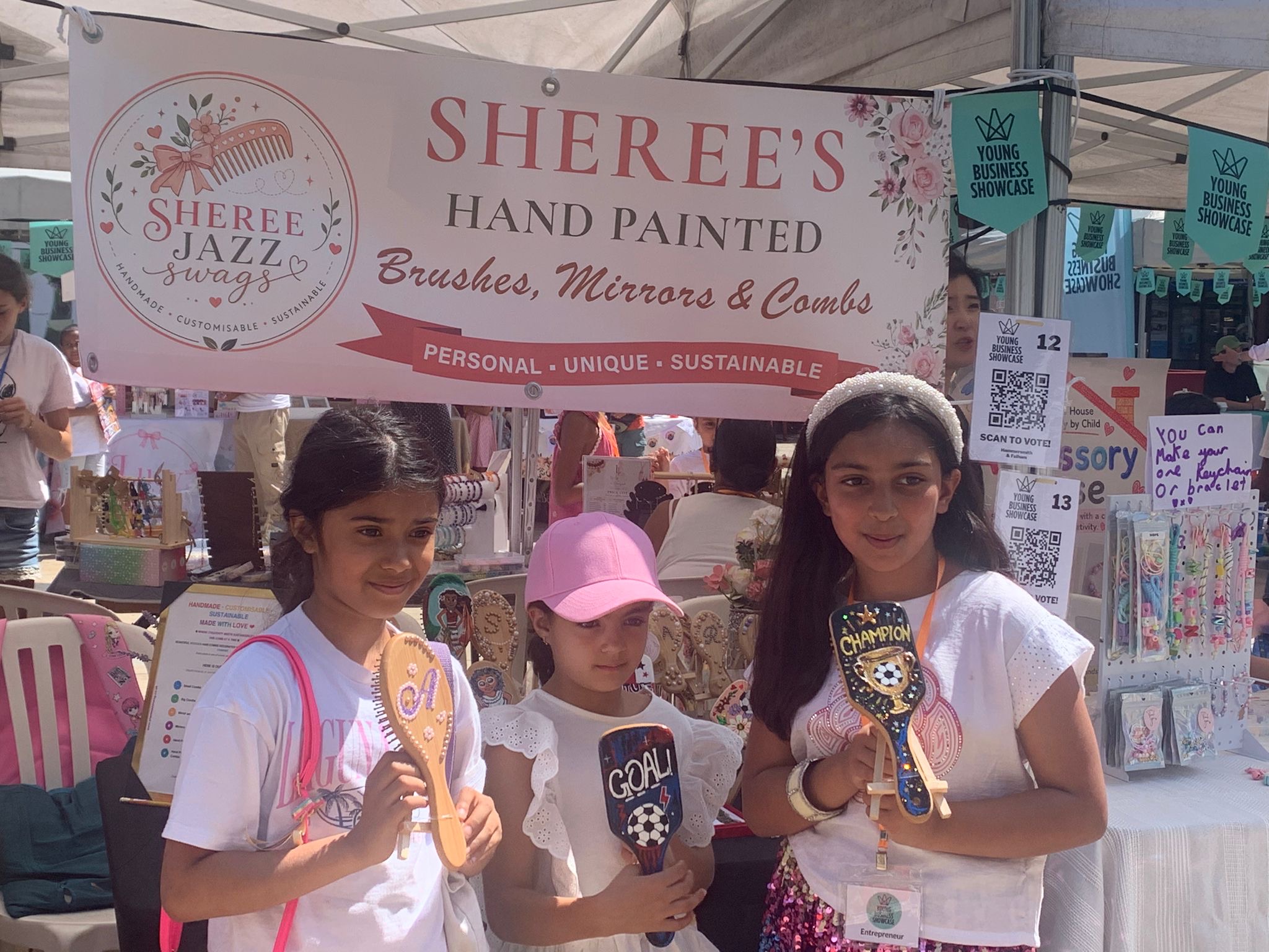 Team Glendower at the fair