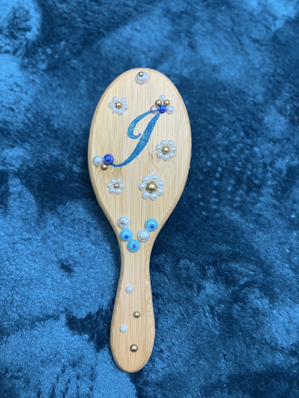J & Blue Daisy Big Comb