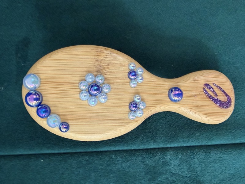 Blue Daisy Small Comb
